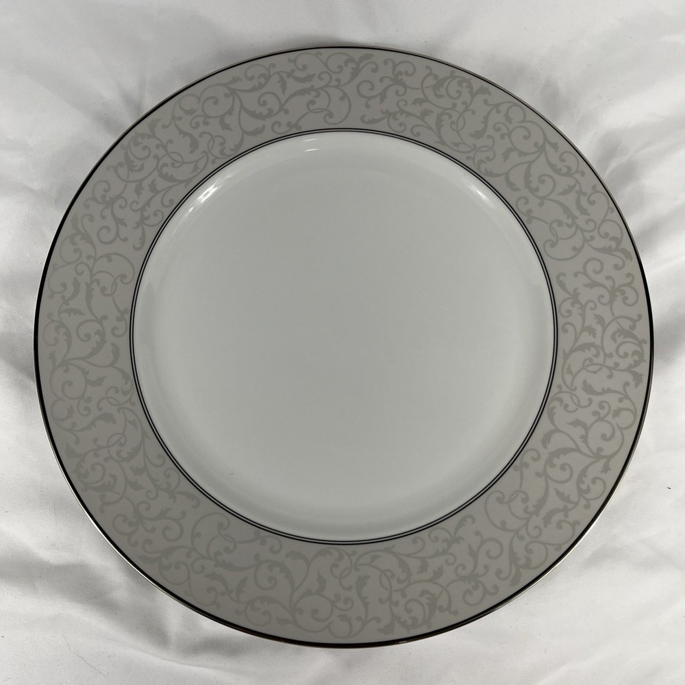 Mikasa - Parchment‎ - 12" Round Buffet Platter Plate - Thailand - L3438